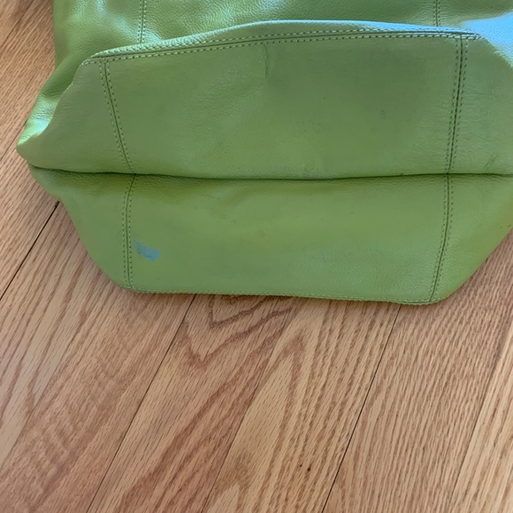 ILI New York Toronto green leather purse - Picture 4 of 4